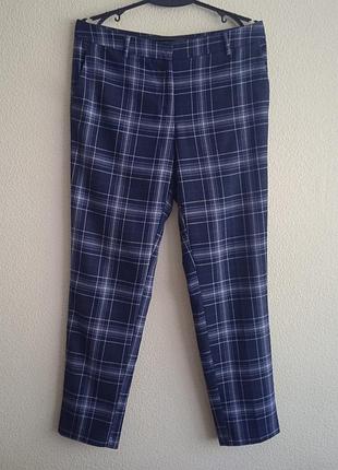 Брюки демісезонні у клітинку mohito розмір 42/l-xl