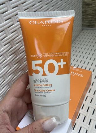 Clarins сонцезахисний крем