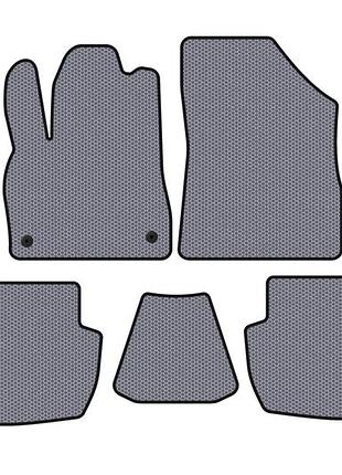 Резиновые коврики carsuit (hb, гибрид/акпп, серый) для citroen ds-5 2011-2015 гг