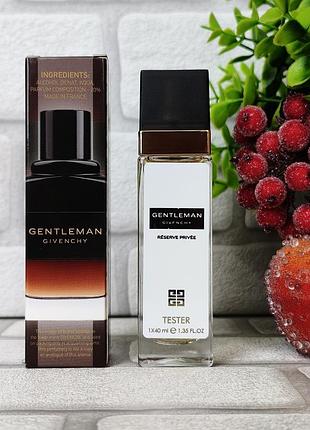 Парфюмированная вода тестер мужской givenchy gentleman reserve privee джентельмен