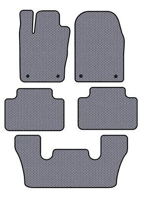 Резиновые коврики carsuit (3 ряда, серые) для dodge durango 2010- гг