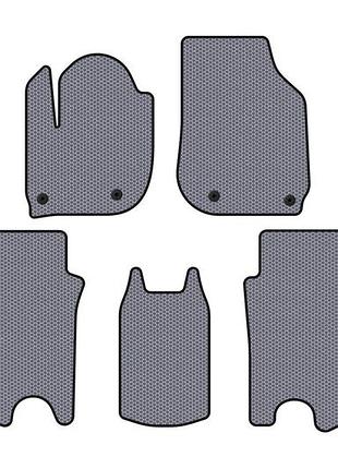 Резиновые коврики carsuit (hb, гибрид, серый) для honda fit/jazz 2014–2020 гг