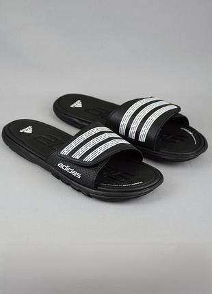 Adidas adilight supercloud шлепанцы сланцы кроксы сандалии мужские черно-белые на липучках обувь Летний оригинал 44.5 р/29 см nike puma reebok