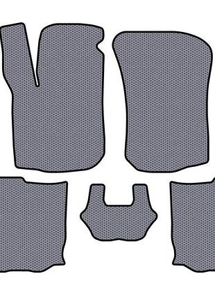 Резиновые коврики carsuit (hb, 5-дверный, серый) для seat leon 1999-2005 гг