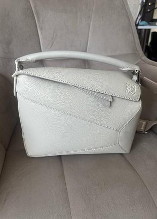 Сумка loewe світло-бежева