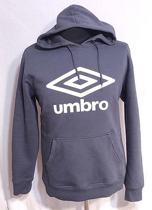Худи umbro оригинал мужская толстовка с капюшоном кенгуру размер xl