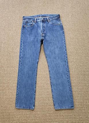 Levi's 501 джинсы straight оригинал (w34 l32)