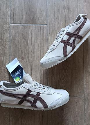 Кожаные кроссовки asics onitsuka tiger