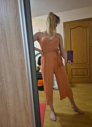 Крутой комбез с поясом комбинезон штаны на запах asos ромпер 50 р. кюлоты комбенизон л