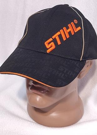 Фірмова кепка stihl оригінал бейсболка штиль чорна з вишивкою