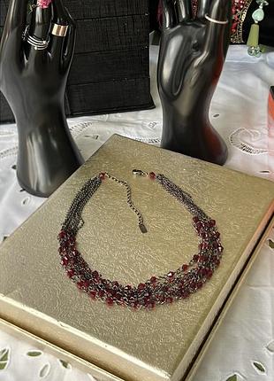 Вінтажне багатошарове намисто від американського бренду 1928 jewelry