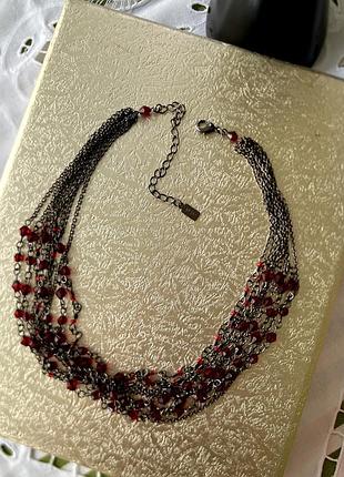 Вінтажне багатошарове намисто від американського бренду 1928 jewelry