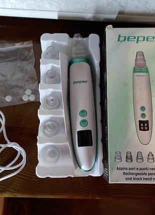 Пристрій для чищення обличчя від пор та чорних точок beper p302vis001