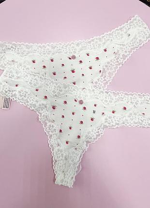 Котонові стрінги від victoria’s secret