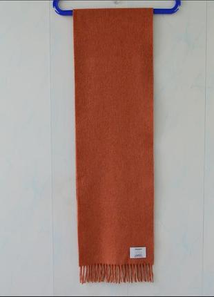 Кашеміровий шарф johnstons of elgin, кашемір, шотландія