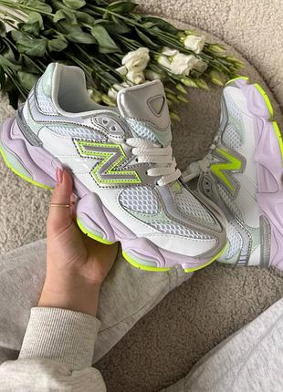 New balance 9060 white taro ♥️36рр - 45р♥️ кроссовки женские 2009 баланс демисезонные, кроссовки женккие весна-осень, кроссовки мужские