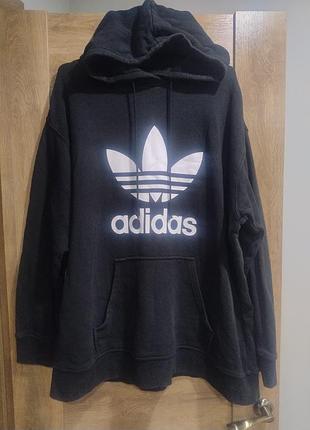 Худі, капюшона  котонова, оригінальна, adidas