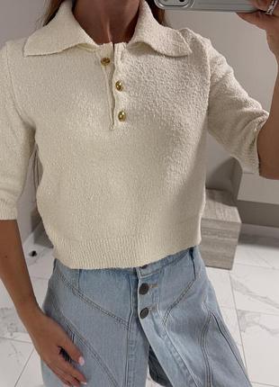 Футболка поло zara