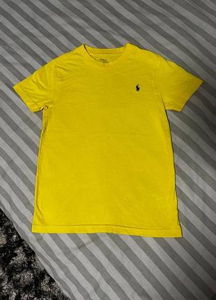 ✨ футболка polo, яскравий жовтий колір 💛