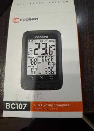 Велокомп'ютер coospo bc107 gps