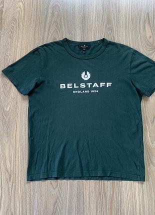 Мужская оригинальная хлопковая футболка belstaff