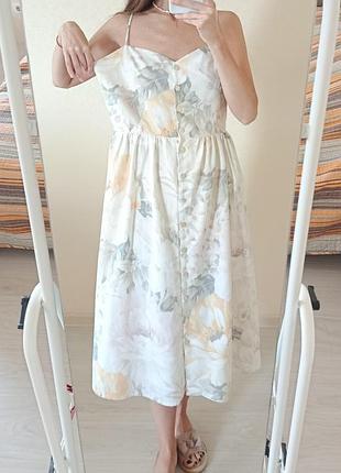 Льняной сарафан h&amp;m 6