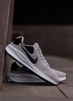 Кроссовки nike tanjun grey white black nd