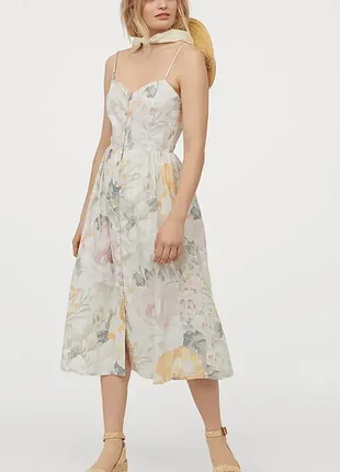 Льняной сарафан h&amp;m 2