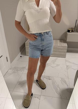 Джинсові шорти мом zara