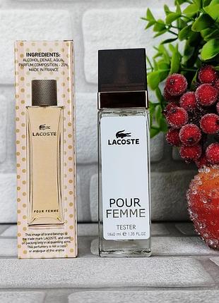 Жіночі парфуми pour femme лакост пур фем квітковий деревний аромат