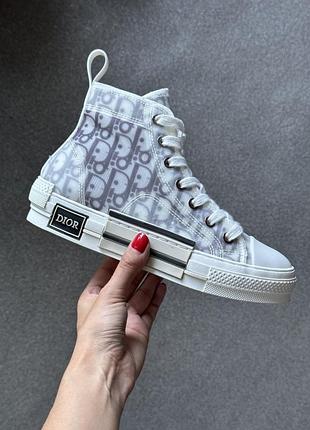 Нові кросівки кеди dior b23 white топ якість, розпродаємо склад взуття! розміри 36-41