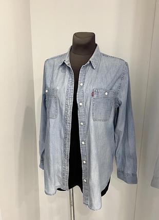 Сорочка руьашка джинсова levi’s оригінал s-m