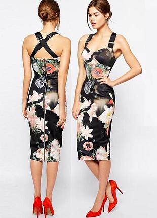 Распродажа платье ted baker меди в стиле дети фон с регулируемыми бретельками
