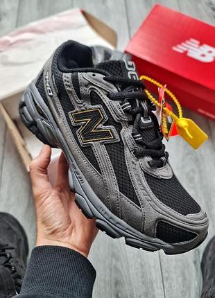 Мужские термо кроссовки new balance 740 thinsulate termo gore-tex grey/black