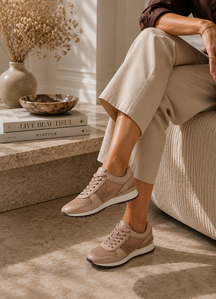 Брендовые кроссовки-сетка от massimo dutti