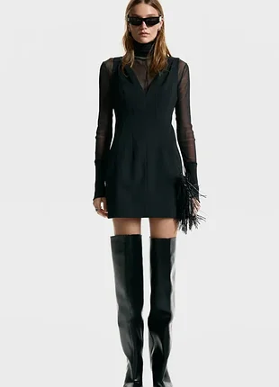 Базовое маленькое черное платье р.м h&amp;m