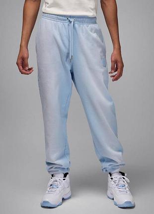 Оригінал штани чоловічі air jordan flight wash light blue fv7253-407