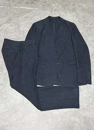 Лляний костюм florentino (оригінал, made in spain) zegna, canali