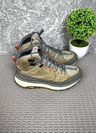 Jack wolfskin texapore vibram ботинки 39 размер трекинговые коричневые