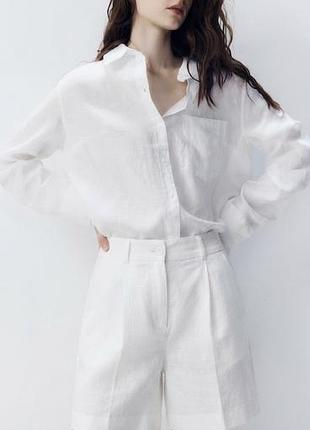 Льняной костюм h&m l-xl лён