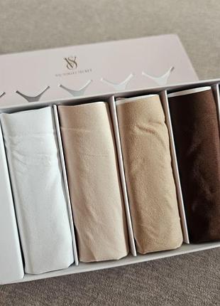 Комплект бесшовных стрингов victorias secret