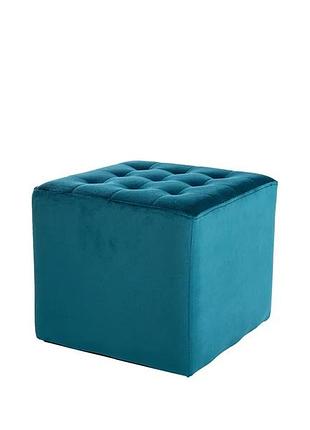 Пуф lori velvet, бірюзовий