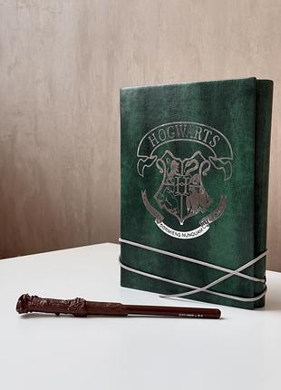 Блокнот слізерін гаррі поттер блокнот зелений хогвартс hogwarts a5 harry potter смарагдовий блокнот slytherin слизерин