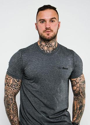 Футболка basic темно-сіра - gymbeam