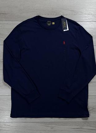 Новый мужской лонгслив ральф лаурен polo ralph lauren classic cotton, xl, оригинал