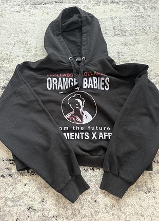 Толстовка худі укорочена бренд vetements