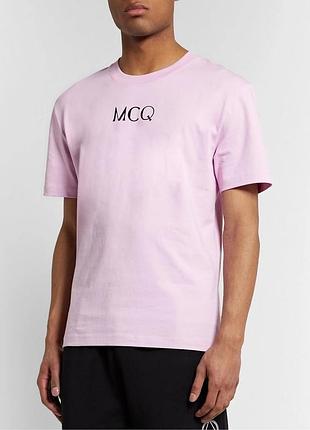 Мужская хлопковая футболка alexander mcqueen size m