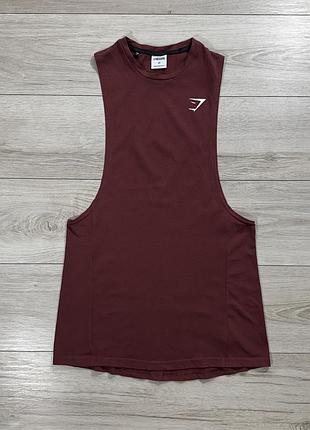 Зручна спортивна майка джимшарк gymshark bodybuilding tank, факт s, оригінал
