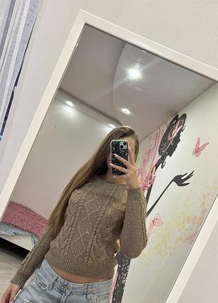В'язаний светр h&m з косами