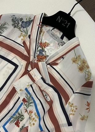 Невероятная итальянская шелковая рубашка max mara